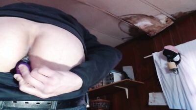 trying to gape my ass