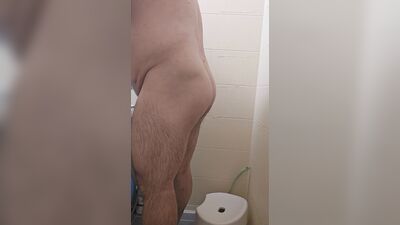 Korean Chubby Gay shower