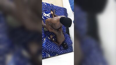 Dark skin twink takes a Macho man up for a good fuck