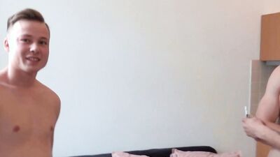 Watch This Cute Twink Sucking And Fucking Two Hard Rock Dicks In A Wild Pov Threesome - BIGSTR