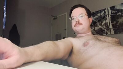 Hairy cub edging and playing with nipples in hotel room while jerking on cam with buddy and sprays big load and cumshot