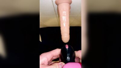 Sissy with sloppy deep throat blowjob ruined cum shot and cum eating
