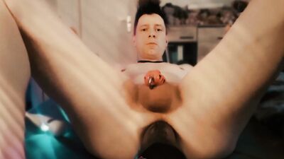Two Days Fucking machine with cumshot