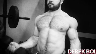 Tatted StepDaddy & Jock Stepson Spitroast Beefy Trainer