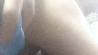 Anal Gaped Solo Insertion in Bedroom