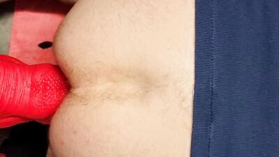 Str8 Aussie plowed by Hankeys Cobra XXL on Fucking Machine