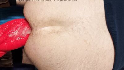 Str8 Aussie plowed by Hankeys Cobra XXL on Fucking Machine - Session 3