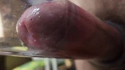 Thick Cocked straight Aussie tradie sucked by milking machine (no cum) - Session.02