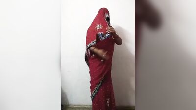 Wear saree full video