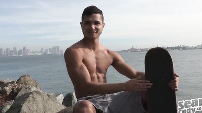 After Getting A Tan Mateo Shows Off His Amazing Body While Jerking Off - SEAN CODY