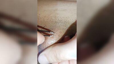 This is called penis hair pulling, and it’s very painful (A Hao)