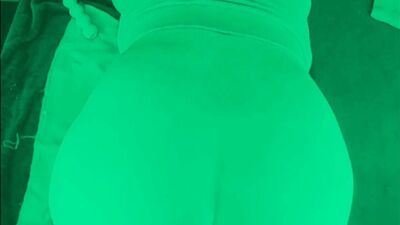 midnight fuck - riding my dildo at night in dark room