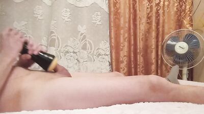 handjob in rubber mouth