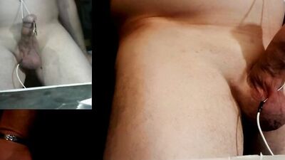 live video electo-stim in prince albert piercing and needle skin balls with other estimators cam1
