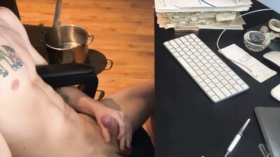 TWINK BOY & CUM SHOW & ANAL PLAY (KEEP WATCHING)