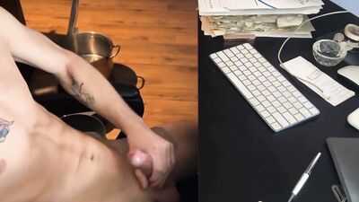 TWINK BOY & CUM SHOW & ANAL PLAY (KEEP WATCHING)