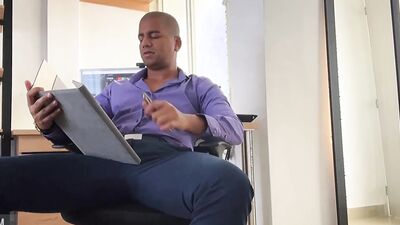 Big feet Big cock boss interview