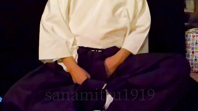 A horny shinto priest cum nightly to make lewd red seals 13/2/24
