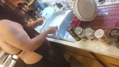 Cleaning Up A Big Load on Valentine's Day