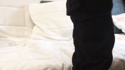 Spraying my juicy cum all over myself - Closeup