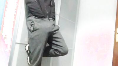 ????????????????I Show You My Hard Banana Inside My Pants and I Masturbate in My Friend's Bedroom