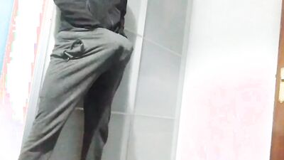 ????????????????I Show You My Hard Banana Inside My Pants and I Masturbate in My Friend's Bedroom