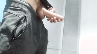 ????????????????I Show You My Hard Banana Inside My Pants and I Masturbate in My Friend's Bedroom