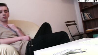 TWINKPOP - A Lender Shows Up In Cute Twink's House To Give A Special Sex