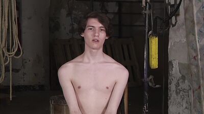 DILF Sebastian Kane wax torment bound twink Jake Hunter