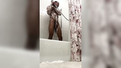 PrinceSleaze taking a ShowerBath with Soapy Suds