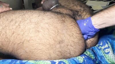 Daddy Fisting hairy ass