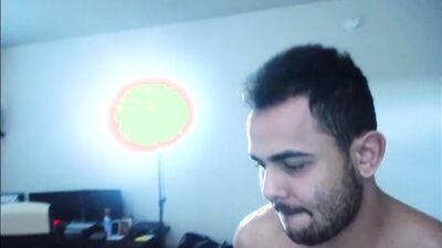 Straight college jock shows off and jerks his big cock