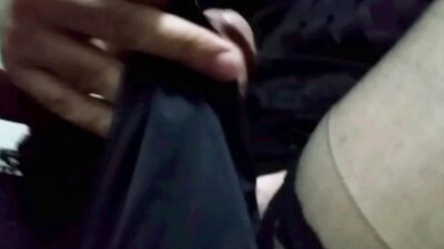 71v Blak Stockings and Tan Pantyhose Combo Cum