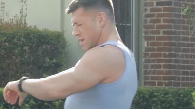 MENSEXGEAR - Muscled Bruce Beckham Uses His New Gadget Which Makes Him Horny For Shane Jackson's Ass