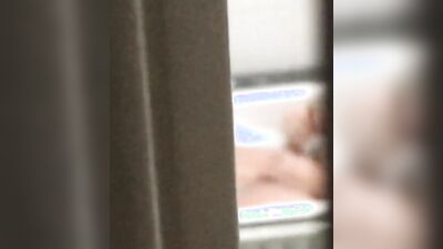 Caught jerking off in bathroom ends in sucking and cum mess