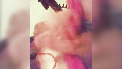 Voyeur captures camboy fantasy! Intense masturbation and sensual ball massage in a skirt and lingerie