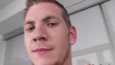 Hot Jock Rides Agent's Cock To Get Into The Business