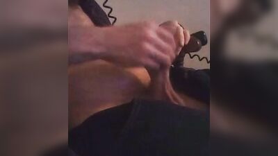 Camboy streamer close up solo jack off
