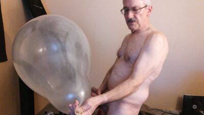 102) Qualatex 18 Balloon Daddy Jerk and Cum - Looner, Non-Pop
