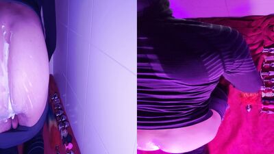 Shaving my ass and using 11 different buttplugs including hollow ones with inside ass view and anal breathing 4K 2160p UHD