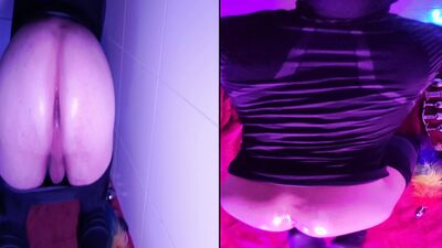 Shaving my ass and using 11 different buttplugs including hollow ones with inside ass view and anal breathing 4K 2160p UHD