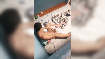 My sister caught me jerking 'til she cum
