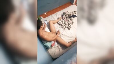 My sister caught me jerking 'til she cum
