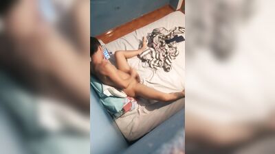 My sister caught me jerking 'til she cum
