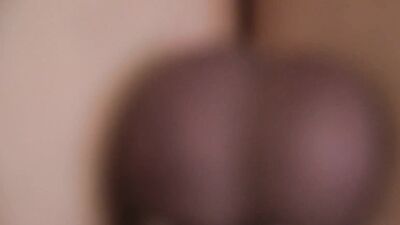 Caged Sissy ball stretching, ass stretching, and ball spanking with ruler