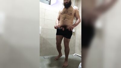 My first filmed hairy shower (raw, unedited)