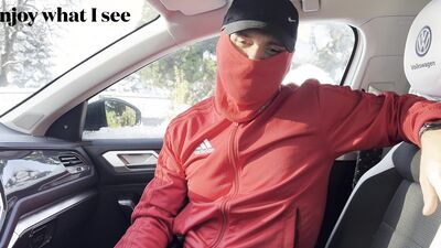 athletic master in Nike TN's orders the slutty businessman to make a show for him and have fun till he cums.