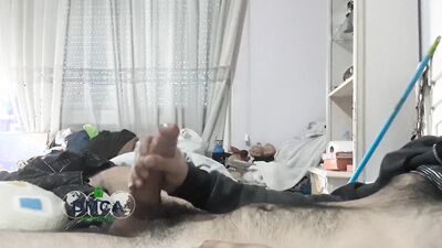 Masturbation fucking my hand hard until I cum in the glass