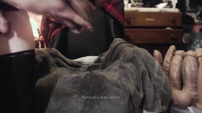 Deep Anal Stuffing with my Big Dildo - Riding until I Cum