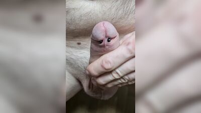 Milking my cock to ejaculation